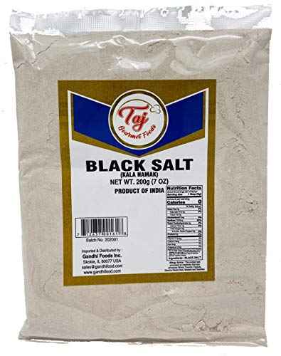 Buy Taj Premium Indian Black Salt Powder Kala Namak, Order Groceries  Online